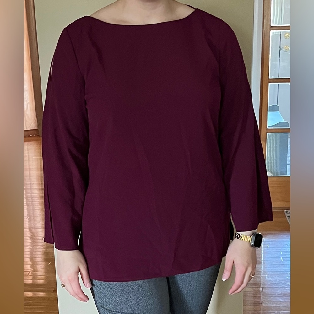 Women's Wine Blouse